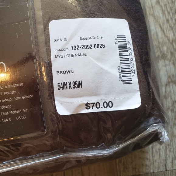 NWT Gorgeous Energy Saving Brown Curtains - Picture 7 of 7